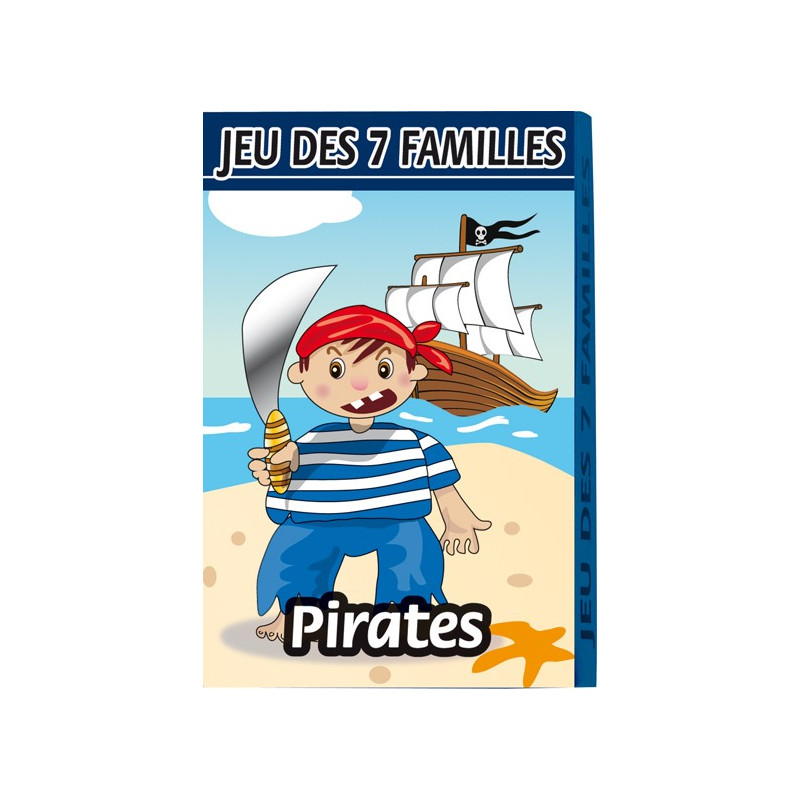 Jeu de 7 familles, conte et histoire, pirates