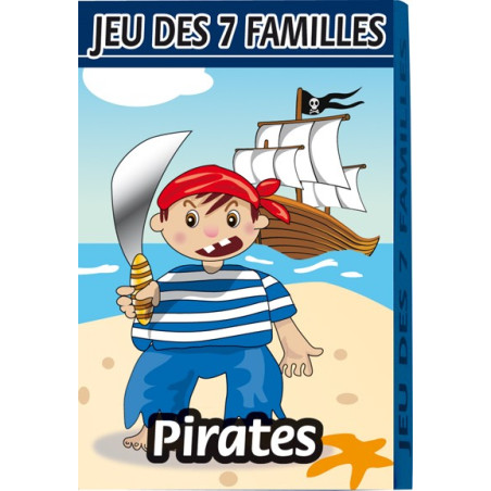 Jeu de 7 familles, conte et histoire, pirates
