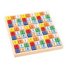 Sudoku en bois, 17 x 17 cm x 2 cm