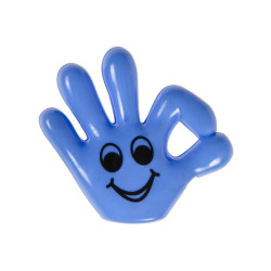 Sifflet à eau, main Ok, 1 x 5,5 x 5 cm