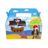 Boite menu enfant carton vide, idéal pochette surprise, Pirate
