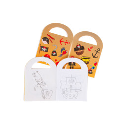 Livre de coloriage Pirate 13 x 9,5 cm