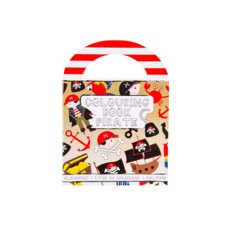 Livre de coloriage Pirate 13 x 9,5 cm